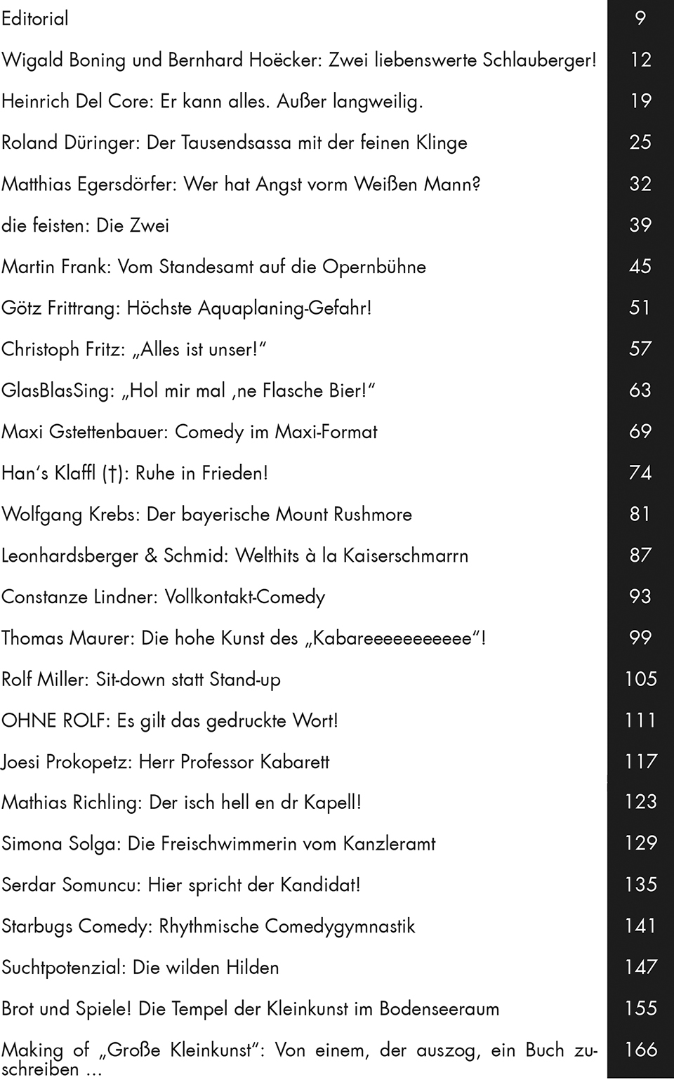 Inhaltsverzeichnis